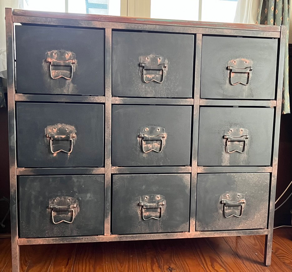 家具にエイジング加工